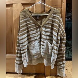 Striped Cardigan